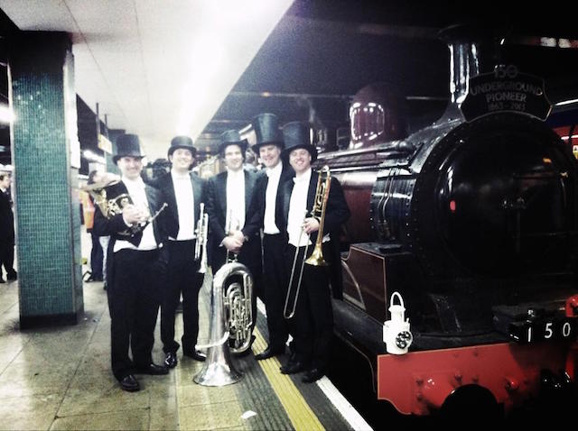 London Brass Bands at the London Underground 150th Anniversary